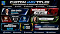 design custom vmix titles, overlays, gtzip graphics