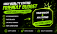 edit your videos with good quality and smooth texts
