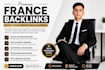 build high quality france backlinks for your website