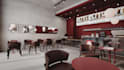 redesign restaurant interior, cafe 3d rendering, architect 2d plan, bar 3d video