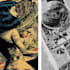 do a comic book page illustration