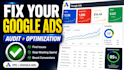 audit and optimize your google ads campaigns