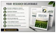 do agricultural research and supplier sourcing
