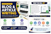 write SEO optimized blog posts and articles