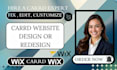 design carrd website, carrd landing page and redesign carrd co website