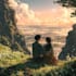 create romantic couple illustrations for books and novels