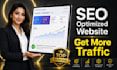 design a modern business website with advanced seo setup