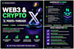 write engaging web3 and crypto x posts and threads