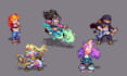 draw nsfw pixel art character sprite sheet animation video game assets minecraft