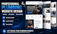 design modern plumbing website for more leads