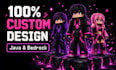 create custom minecraft skin for java bedrock pvp youtube