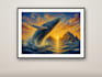create a van gogh style korean landscape digital art print