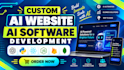 build ai websites, ai software, ai web applications, saas and custom ai products