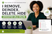 remove, deindex, delete, hide unwanted urls online