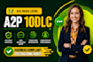 setup gohighlevel CRM, a2p 10ldc registration for twillo sms texting campaign