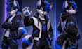 create custom vrchat avatar, furry fursona, vtuber model with rigging