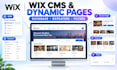 design wix dynamic pages wix cms website design wix database repeaters filters