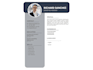 design a professional and modern CV resume