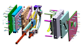 design plastic injection molds, 3d mold cad, dfm and mold flow analysis