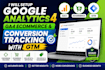 setup google analytics 4 ga4 ecommerce and conversion tracking with GTM