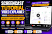 screencast tutorial video explainer video screen recording website app explainer
