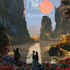 design romantic book cover with art
