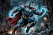 create custom superhero character in action