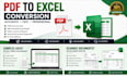 convert PDF to excel, word, CSV and editable spreadsheets