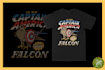 do vintage tshirt and merch design for brand