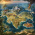 make fantasy map illustration for novels