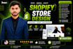 build shopify store or dropshipping ecommerce store