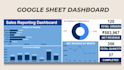 create a clean and easy to use google sheets dashboard