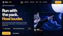 create a premium crypto memecoin website with modern animations