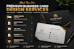 design a professional modern business card