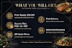 design modern restaurant menu, food menu and qr code menu