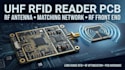 design uhf rfid reader pcb, rf antenna, matching network and front end