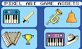 create custom pixel art characters and game assets