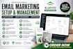 setup email automation, lead generation, email template