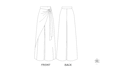 create professional fashion flat sketches technical drawings