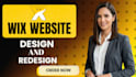 design bold modern wix website redesign eye catchy high converting business site