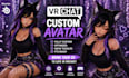 create vrc avatar 3d model vrc avatar vrchat avatar rigging 3d vrm model furry