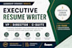 craft an executive resume for vp roles