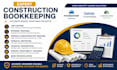 do construction bookkeeping in foundation, deltek, and construction partner