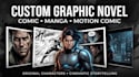 create graphic novel comic book illustration nsfw manga and motion animation