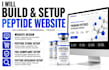 build peptide website supplement website nutraceutical store peptide store web