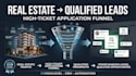 build a real estate high ticket application funnel with gohighlevel in 24 hours