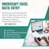 provide accurate data entry, excel and background verification services