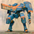 do anime style mecha robot illustrations