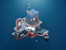 create a beautiful 3d isometric illustration