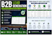 do b2b lead generation, data gathering and web research